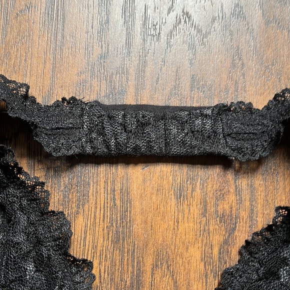Aritzia Talula Black Lace Halter Bralette - Picture 3 of 6